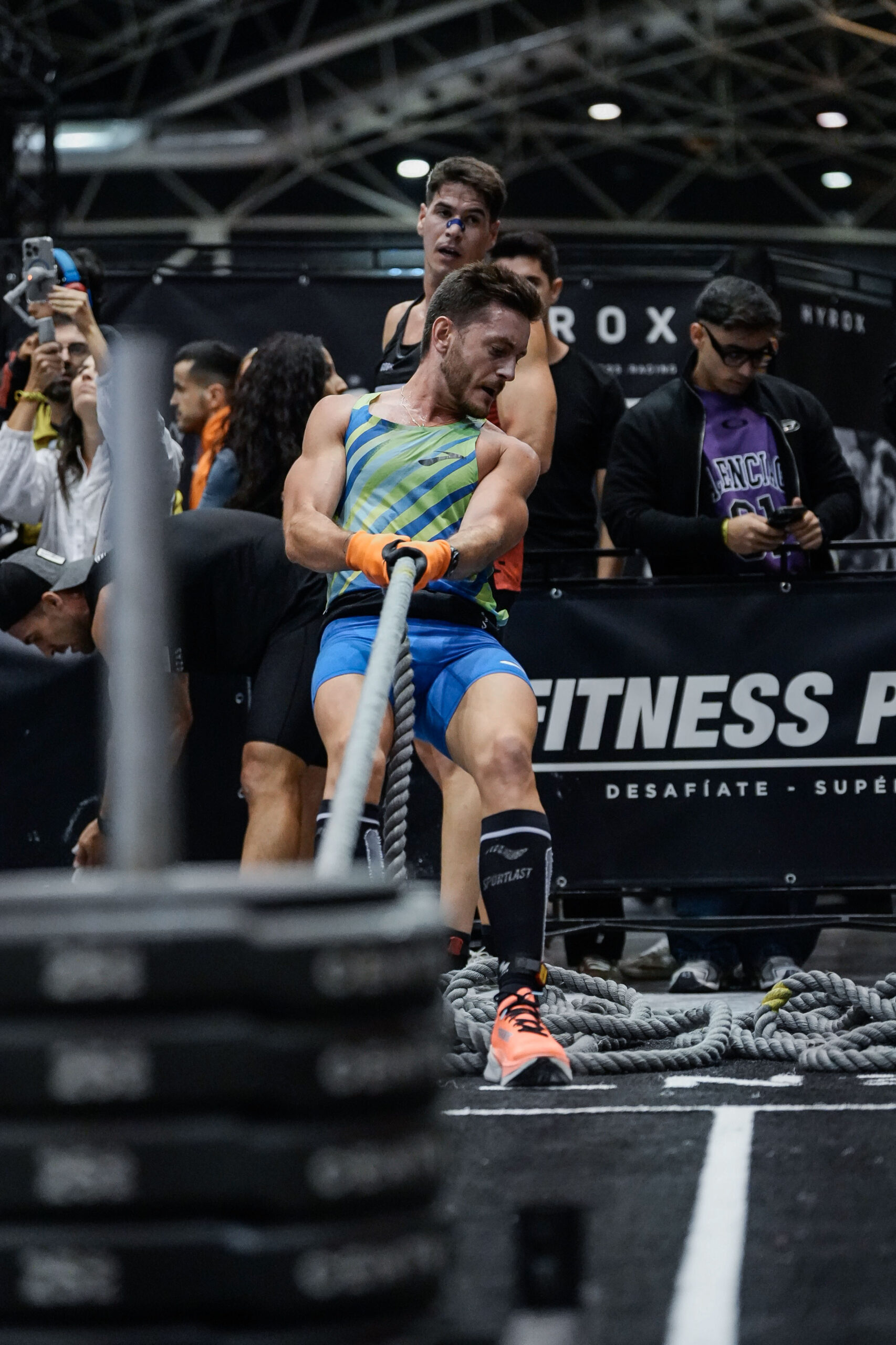 Jorge Gutiérrez-Hellín compitiendo en fitness racing
