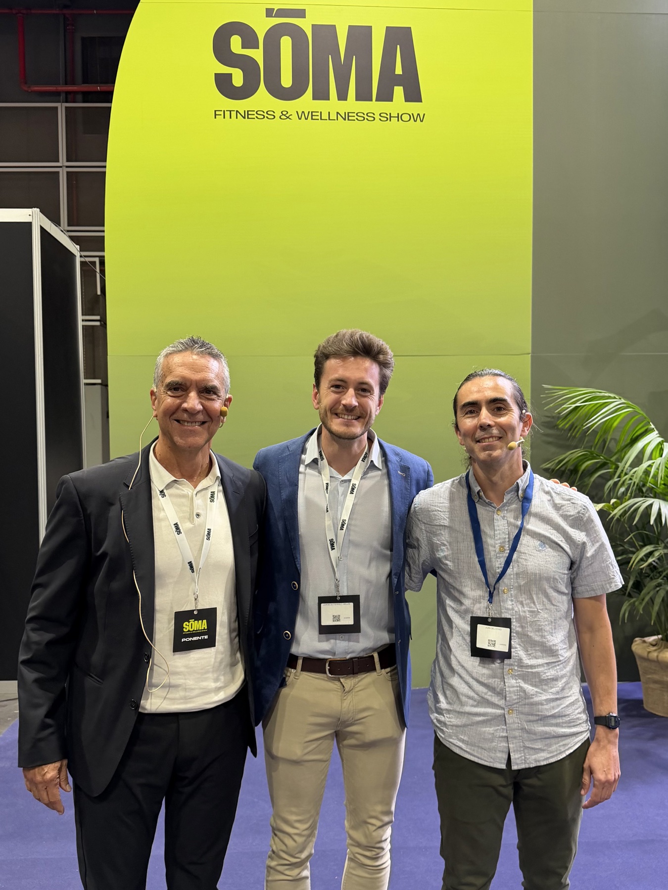 Jorge Gutiérrez-Hellín junto a sus mentores José López Chicharro y Juan Del Coso