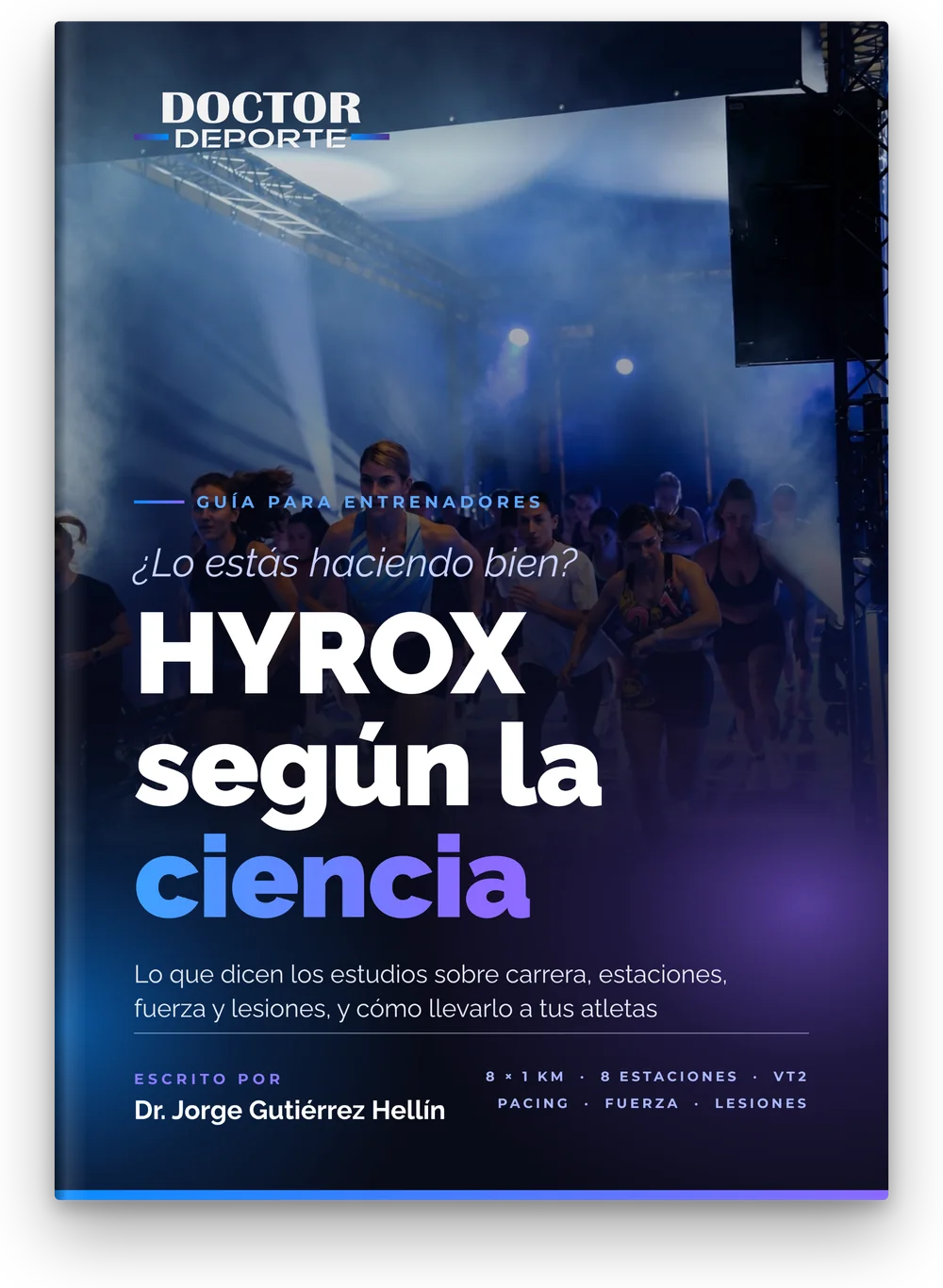 Portada de HYROX según la ciencia, de Jorge Gutiérrez Hellín